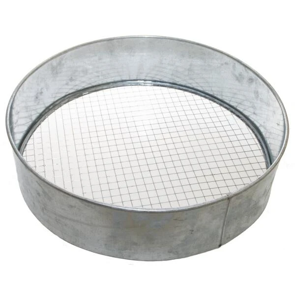Grondzeef Metaal Met Wisselbare Zeefrasters Ø 39 Cm 1 Grondzeef Metaal Met Wisselbare Zeefrasters Ø 39 Cm
