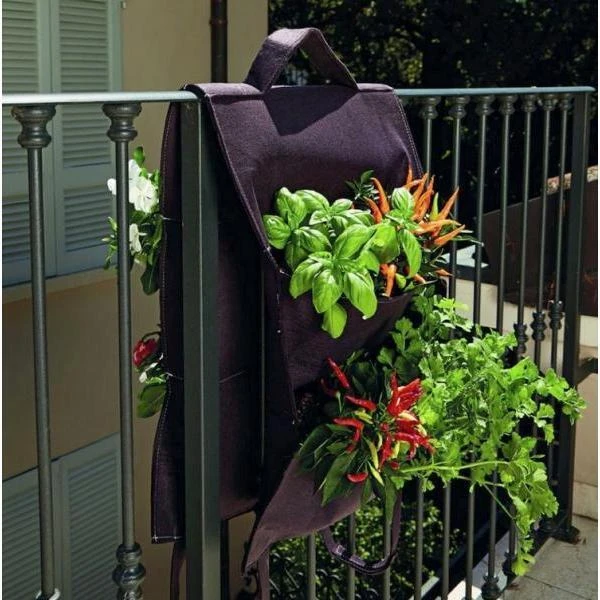 Hangende Moestuin Voor Balkon - 41 × 52 Cm 1 Hangende Moestuin Voor Balkon - 41 × 52 Cm