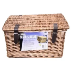Wilgentenen Fietsmand - Bakkersmand 45 × 30 × 25 Cm -Goedkope Tuin Licht Winkel wilgentenen fietsmand 1484056942 3 600